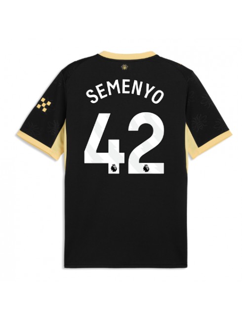Moški Nogometna dresi replika Manchester City Antoine Semenyo #42 Gostujoči 2026-27 Kratek rokav Moški Nogometna dresi replika Manchester City Antoine Semenyo #42 Gostujoči 2026-27 Kratek rokav